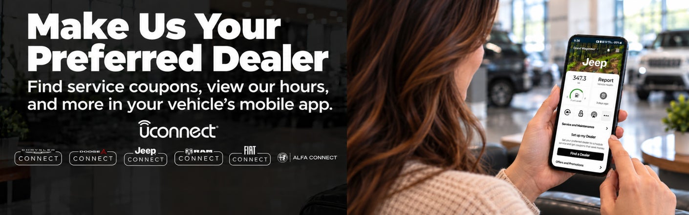 uconnect® make us your preferred dealer | Lawton Chrysler Jeep Dodge Ram in Lawton OK