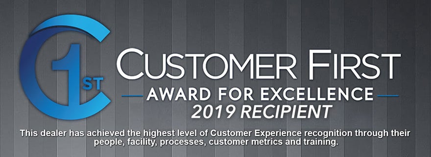 Customer First Award For Excellence 2019 Recipient Customer First Award For Excellence 2019 Recipient