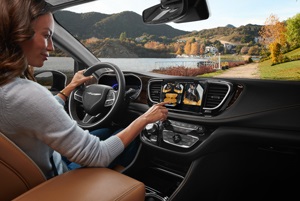 Inside View Of 2021 Chrysler Pacifica