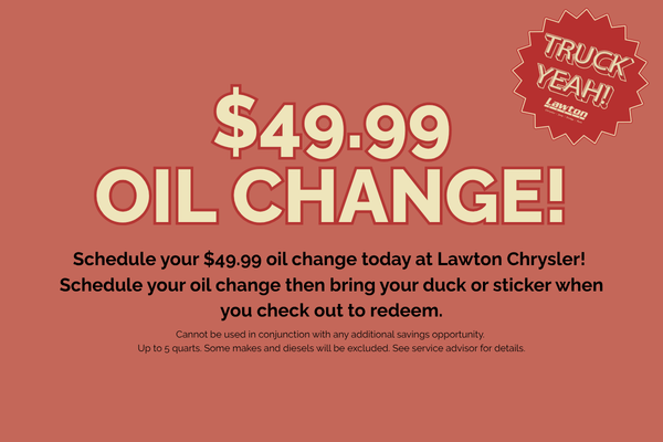 Oil Change special