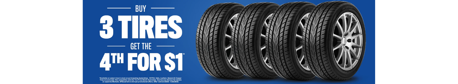 Buy 3 Tires get free tires