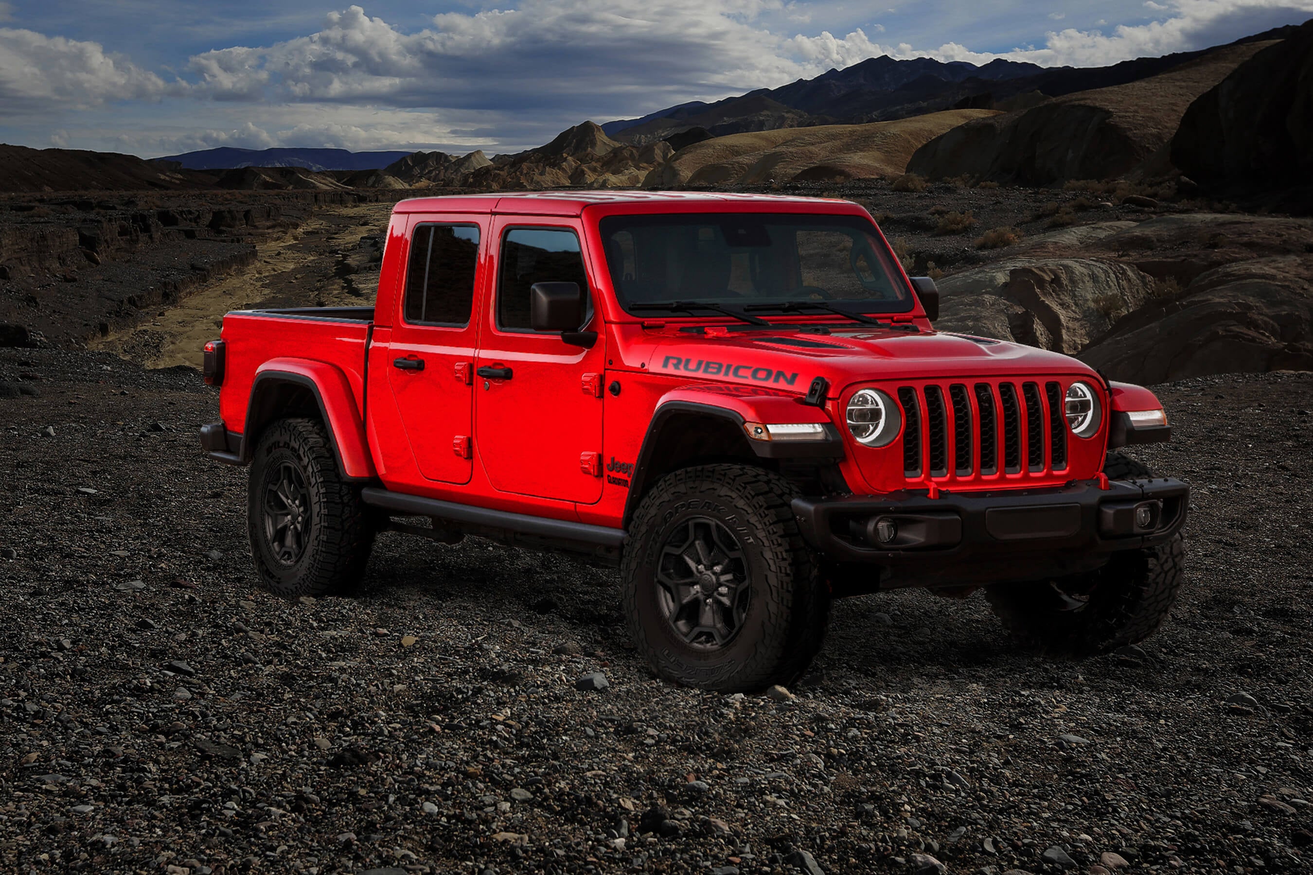 red 2020 jeep gladiator